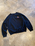 Hanes St.Thomas, USVI Black Crewneck Sweater Made in the USA Large