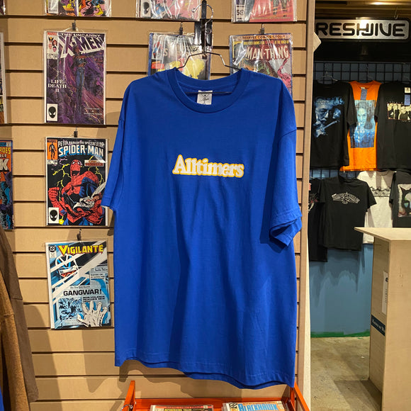 Alltimers Bubble Logo  Streetwear  SS Xlarge  Blue Shirt