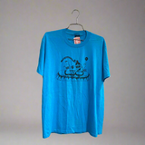 Nike The Magnetics Beer Relays Vintage Sport 1984 SS Large USA Teal Blue Shirt