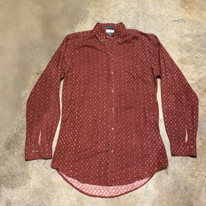 Dicken & Brewne Burgundy Button Up Long Sleeve Shirt