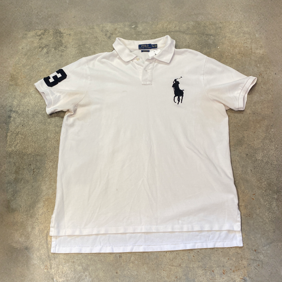 Polo Ralph Lauren White Large Logo Polo XLarge Shirt