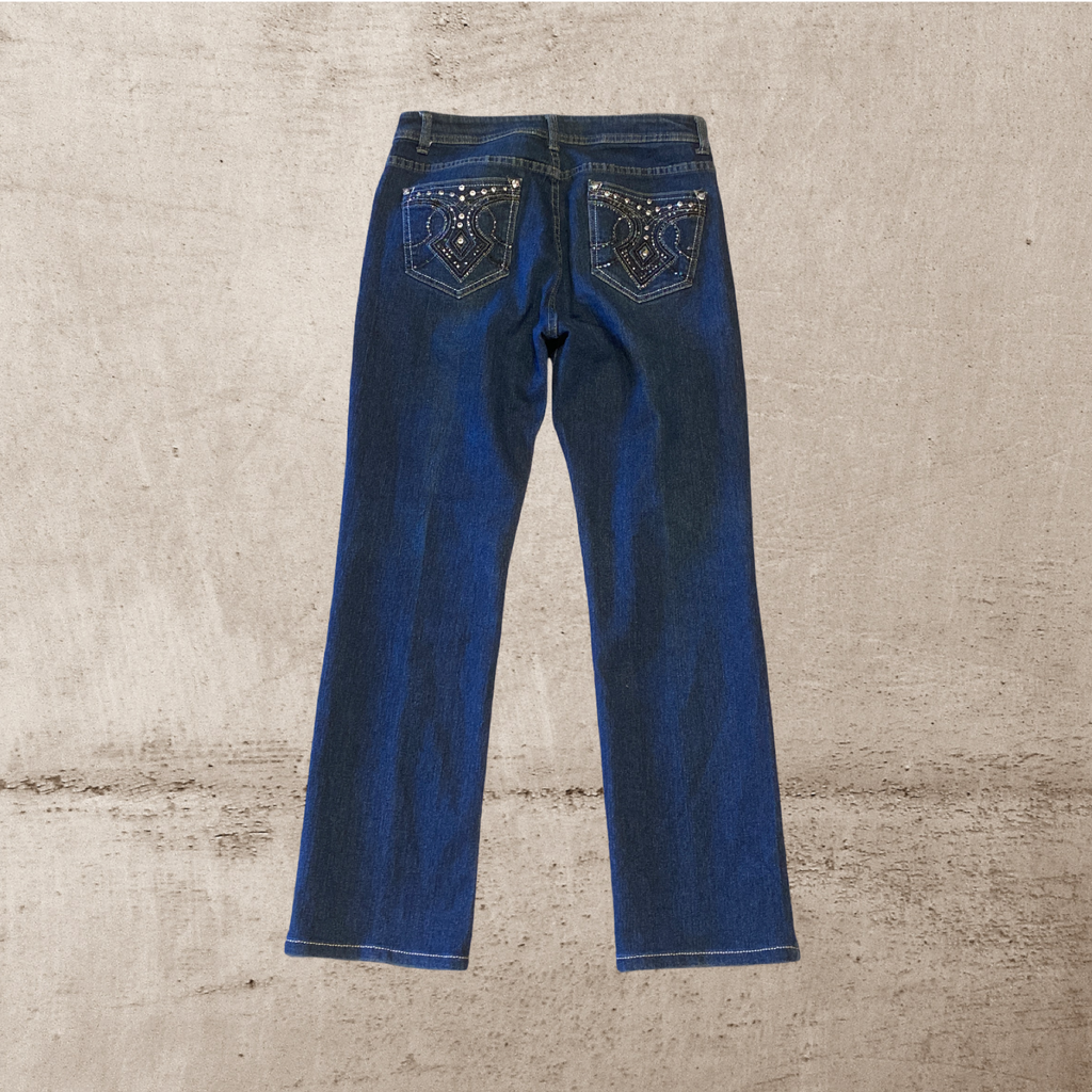 Unbranded Y2K Bejeweled 28 28 Denim Pants