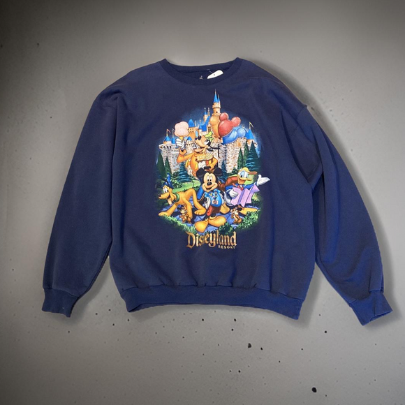 Disneyland Resort Blue Crewneck XLarge Sweater