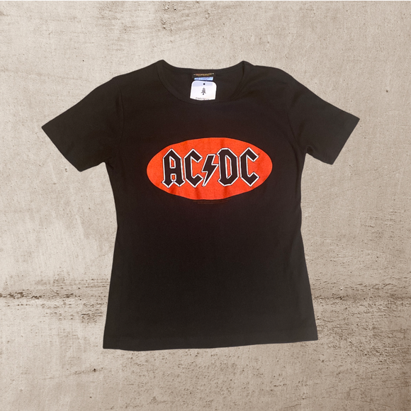 Artimonde AC/DC Black SS Made in Canada 2004 Large Shirt
