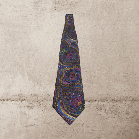 London Fog Vintage Water Repellent Silk Tie