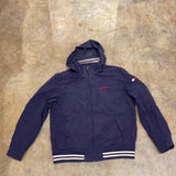 Tommy Hilfiger Zip Hooded Navy Lightweight Jacket (Medium)